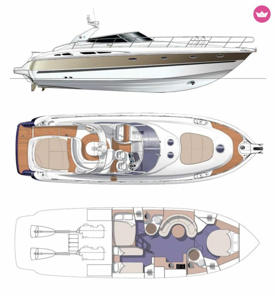 CRANCHI MED 50 - 2007 LAYOUT 3C