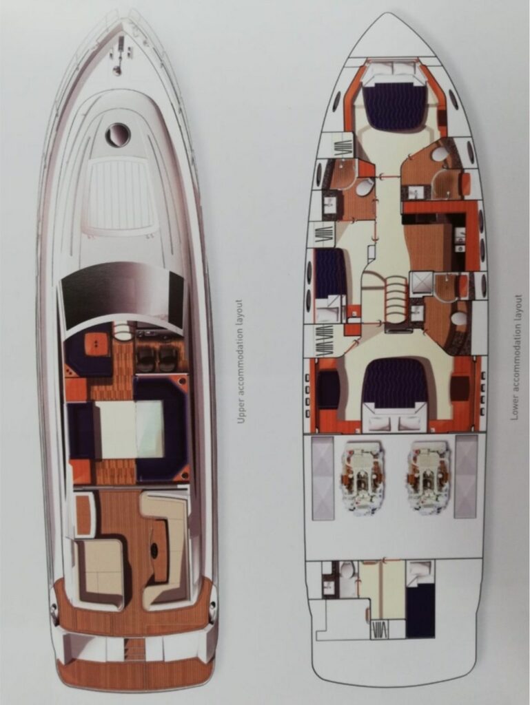 PRINCESS V65 - 2007 layout OK